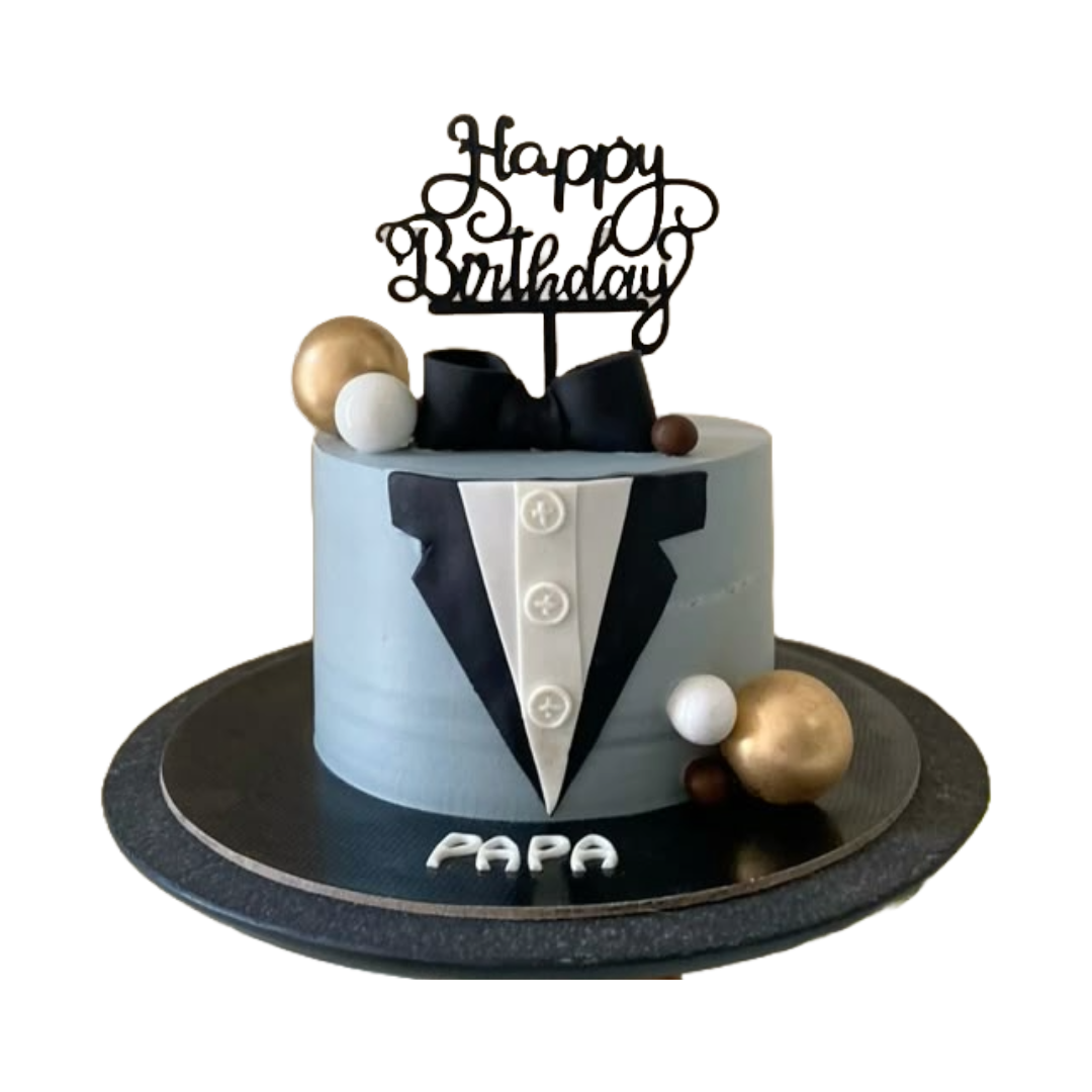 Tuxedo Elegance Cake| Kool Cakes