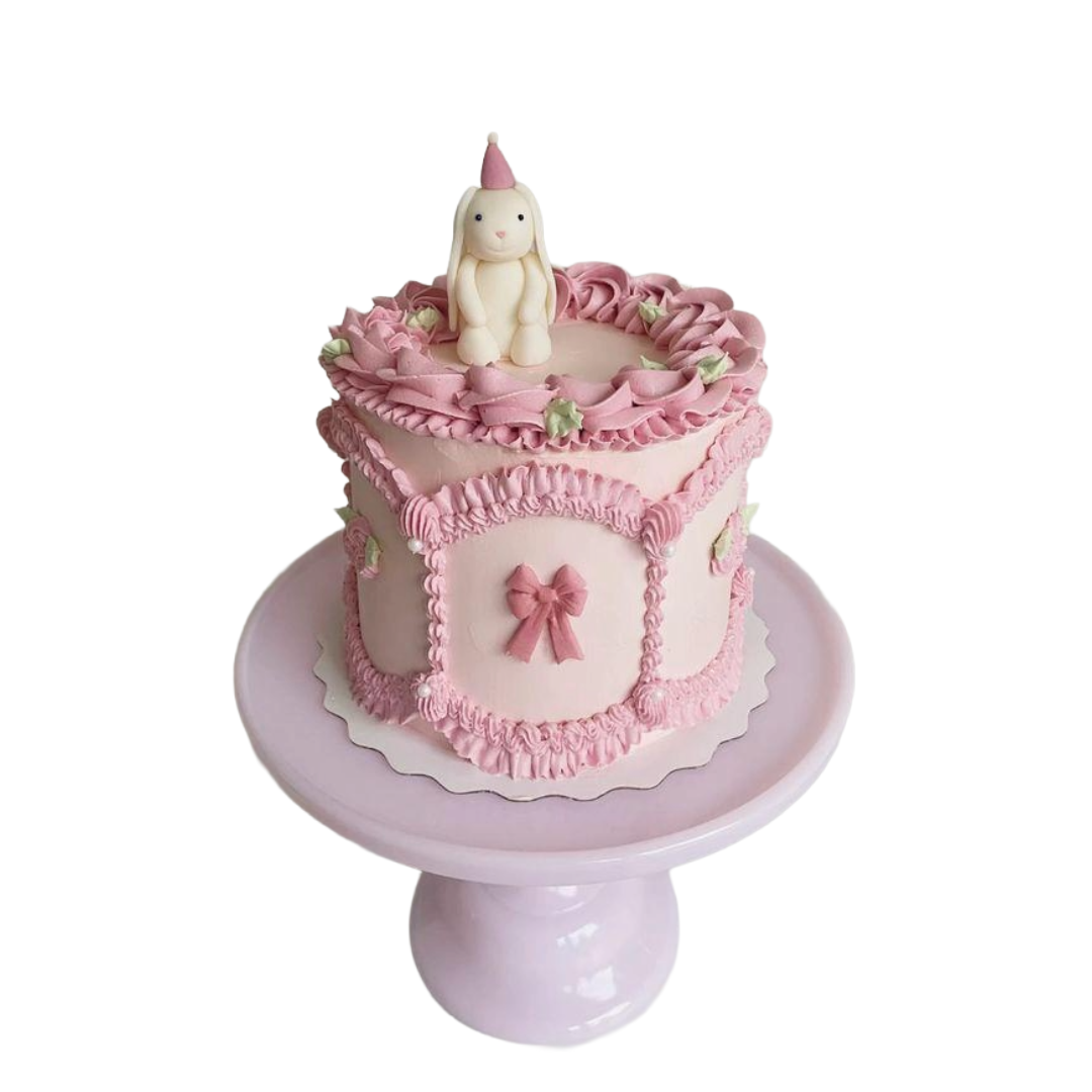 Bunny Ruffle Cake  | Kool Cakes