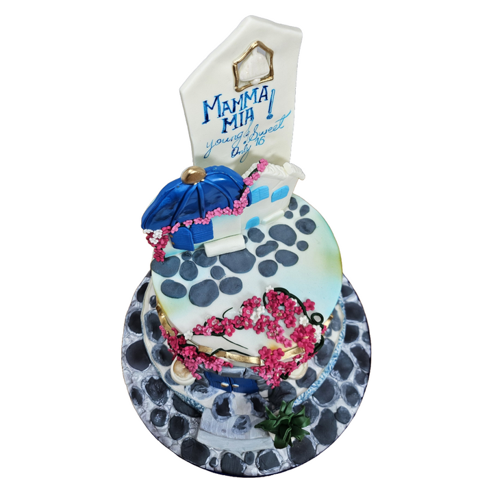 Greece Themed Vacation Cake | Kool Cakes