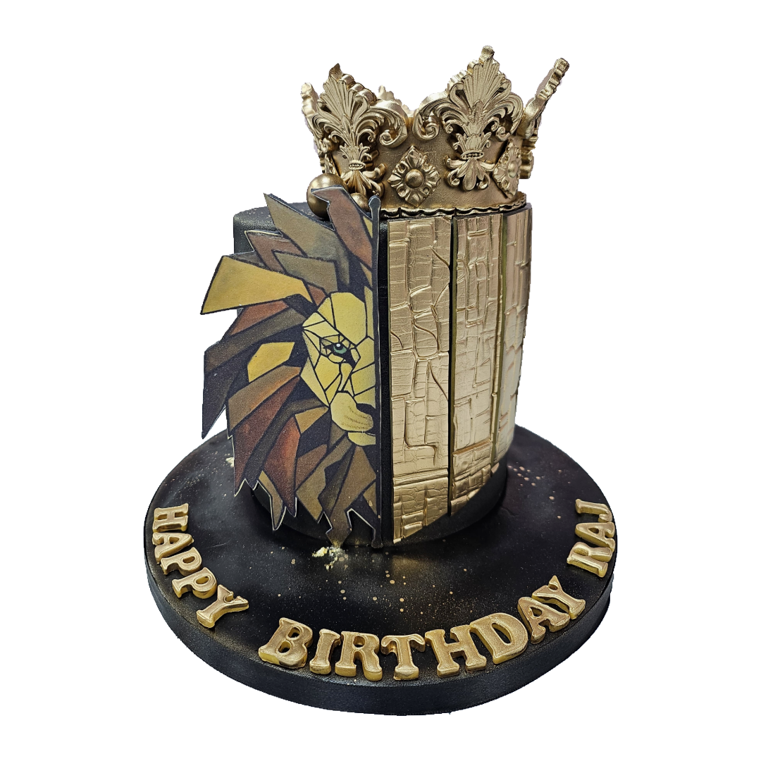Royal Lion Themed Cake For Him | Kool Cakes