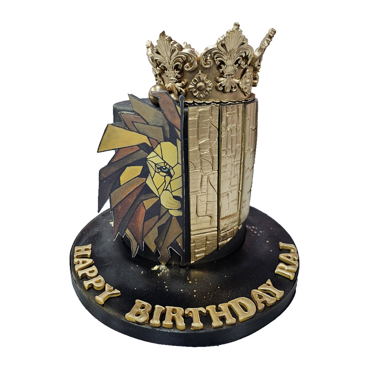 Royal Lion Themed Cake For Him | Kool Cakes