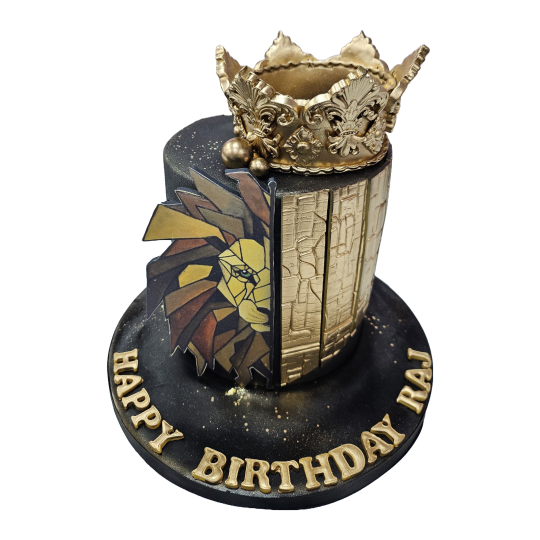 Royal Lion Themed Cake For Him | Kool Cakes
