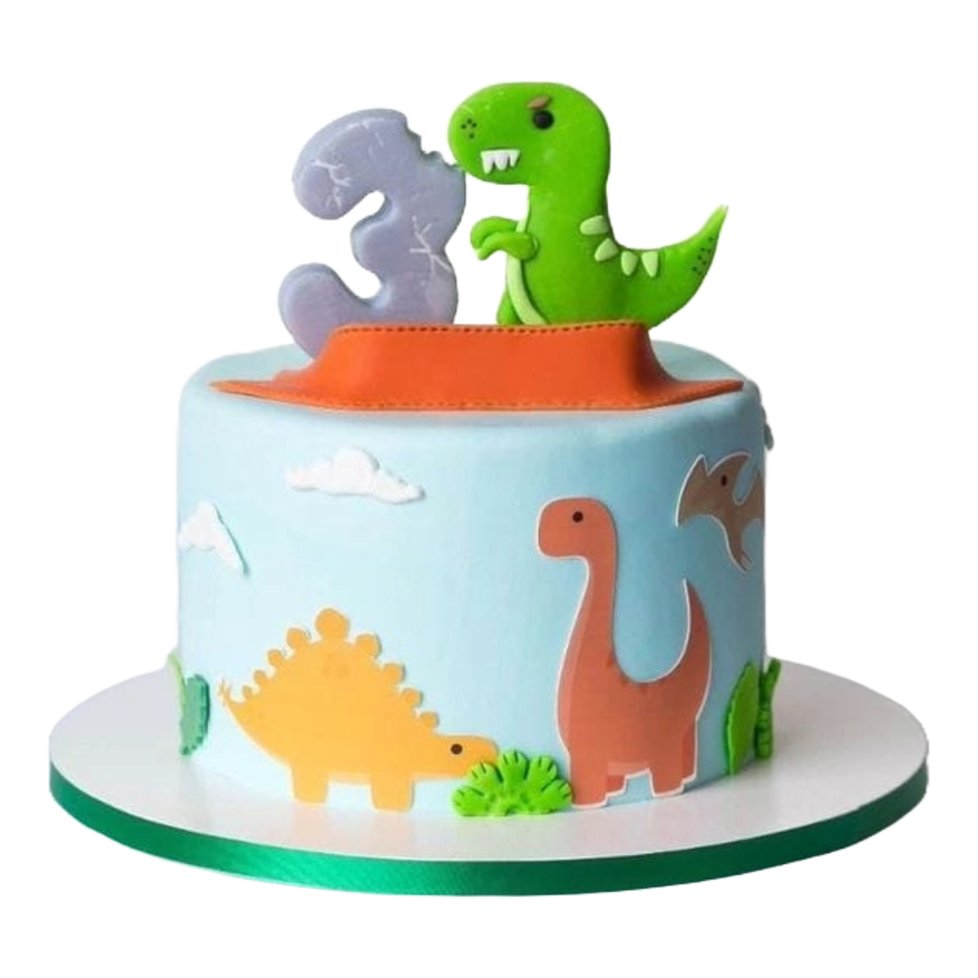 Dinosaur Themed Cake for Kids  | Kool Cakes