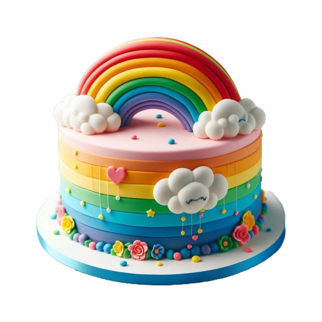 Rainbow Cake | Kool Cakes