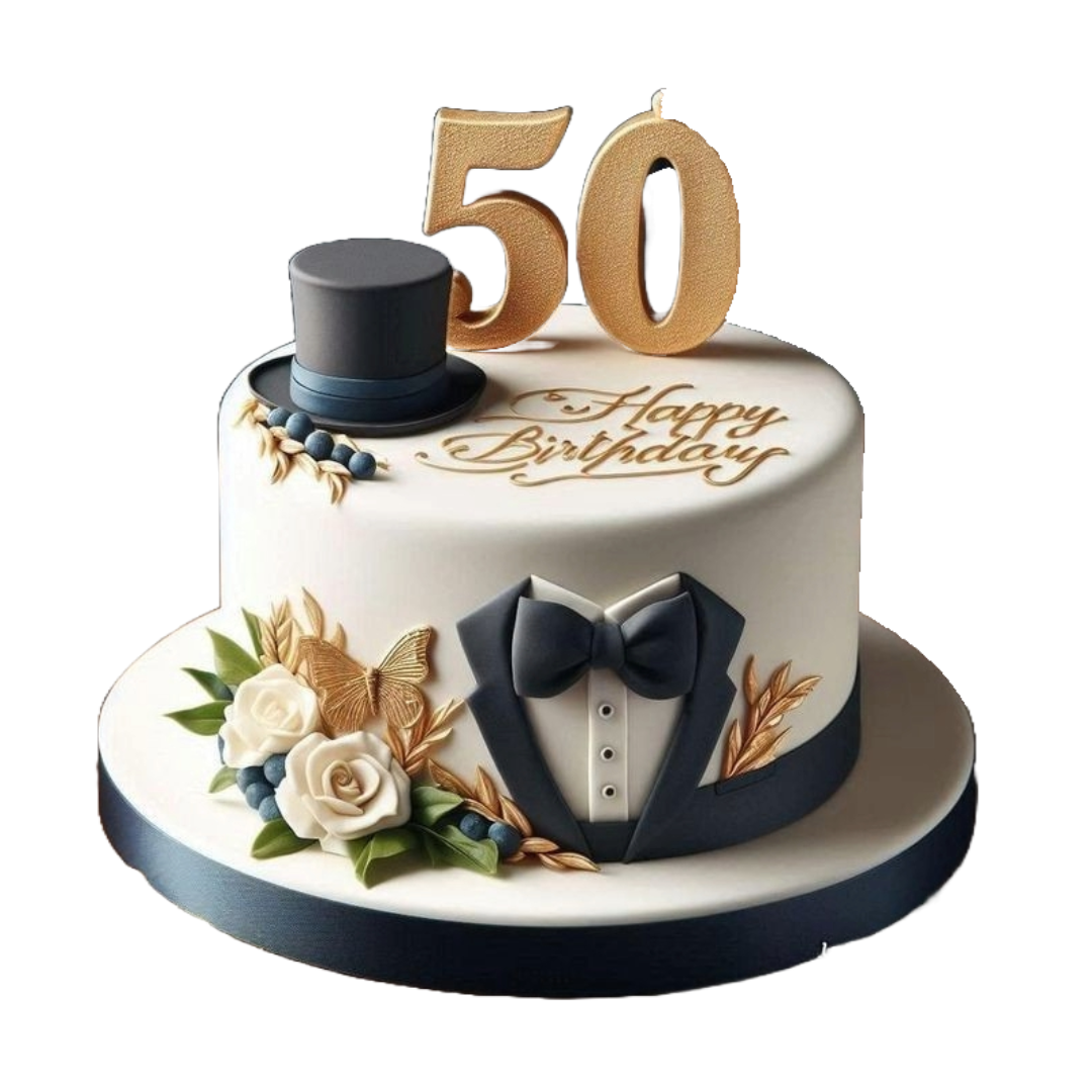 50th Cake For Him | Kool Cakes