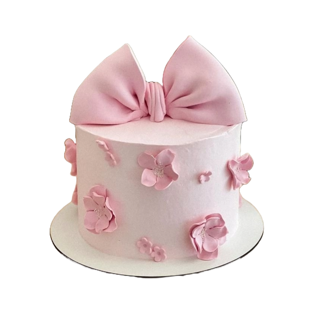 Pink Bow Cake | Kool Cakes