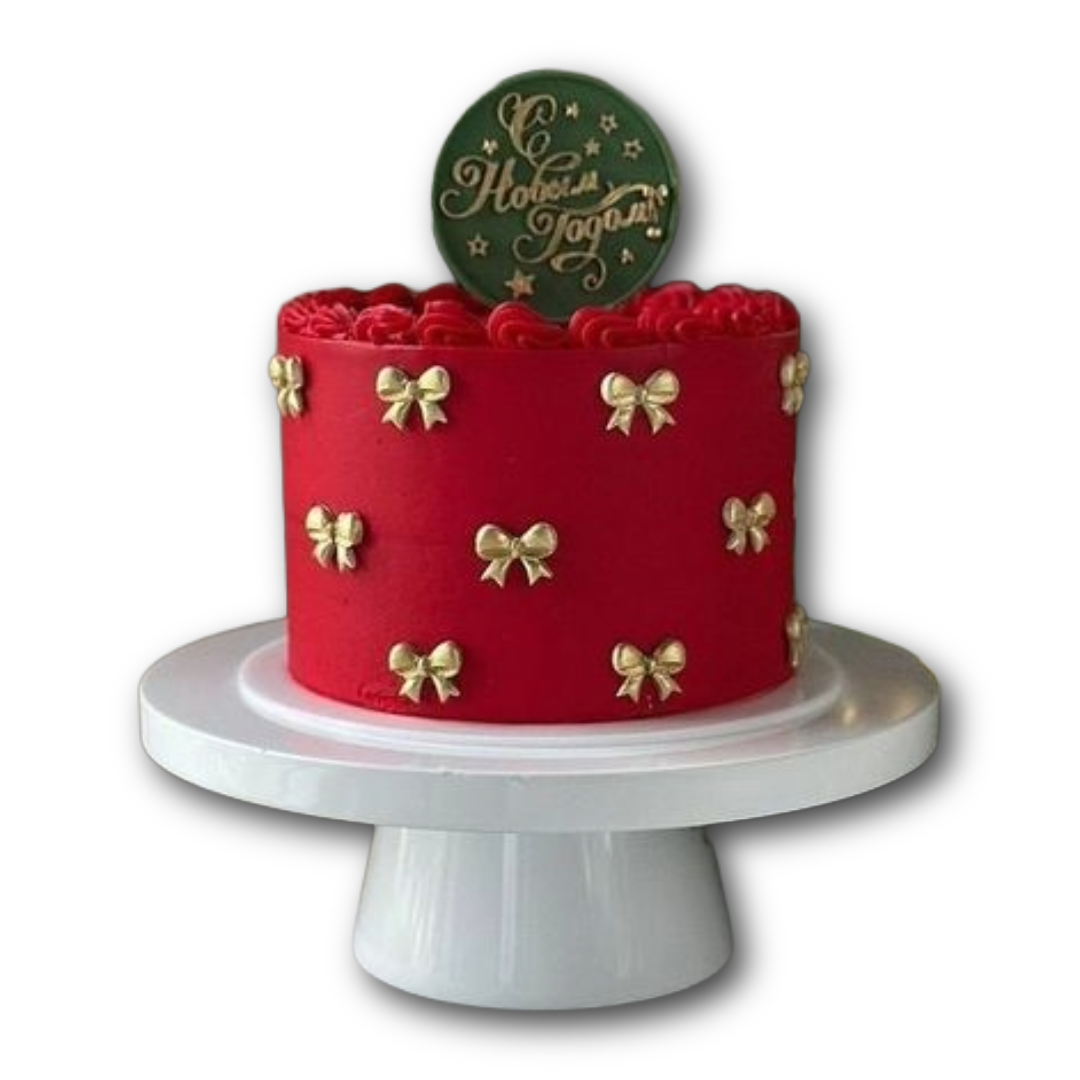 Mini Gold Bow Cake | Kool Cakes