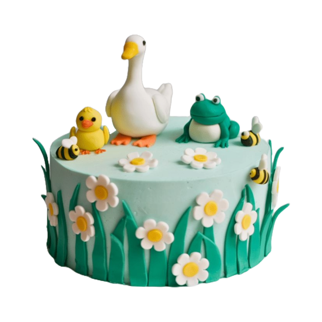 Whimsical Pond Life Cake | Kool Cakes
