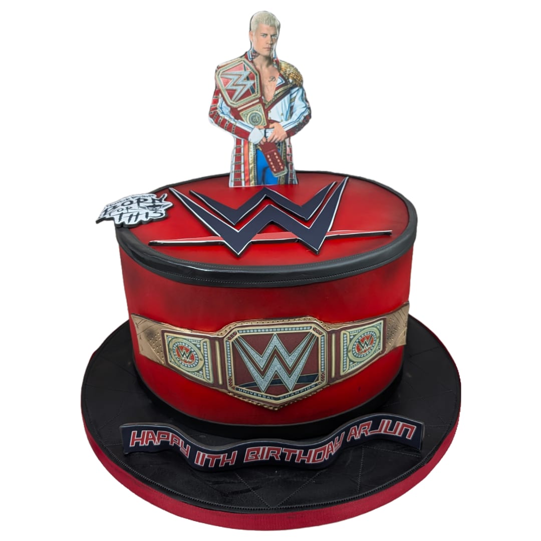 WWE championship cake | Kool Cakes