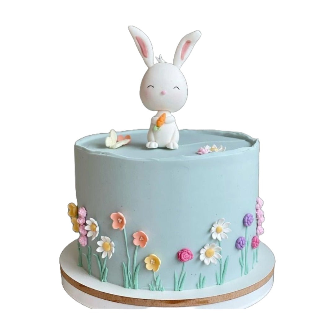 Whimsical Bunny Garden Cake | Kool Cakes