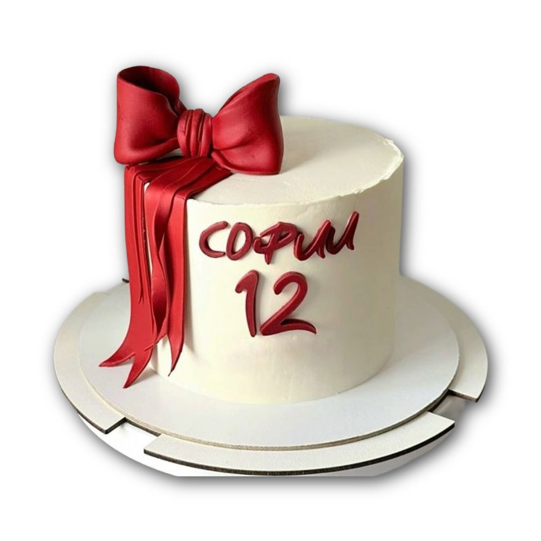 Red Bow  cake | Kool Cakes