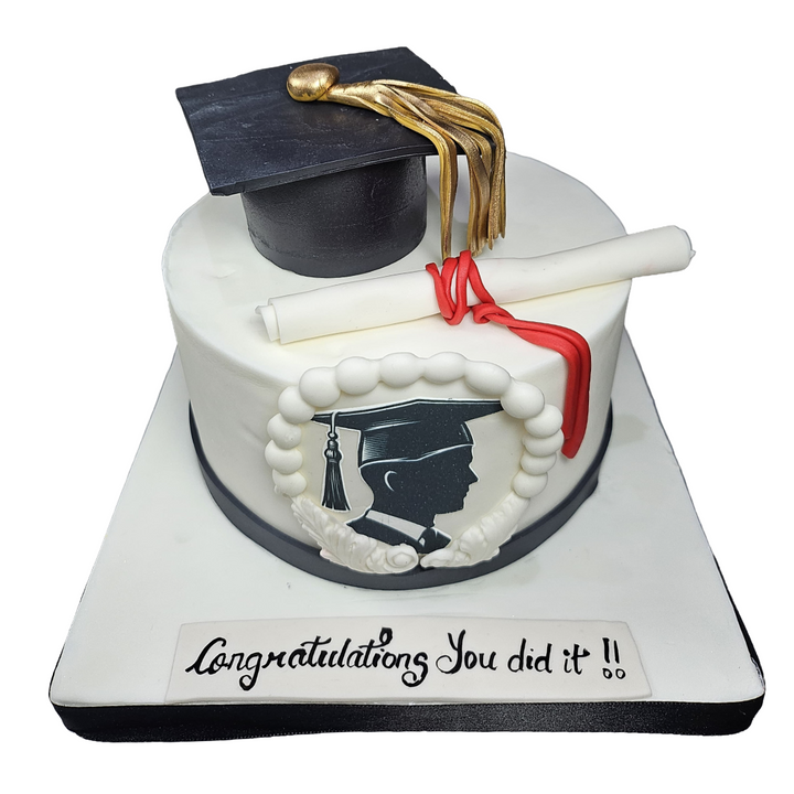 Graduation Cake For Him | Kool Cakes