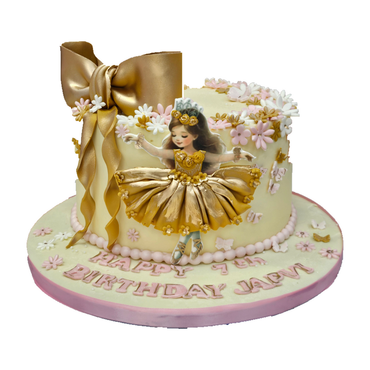 Golden Ballerina Cake | Kool Cakes