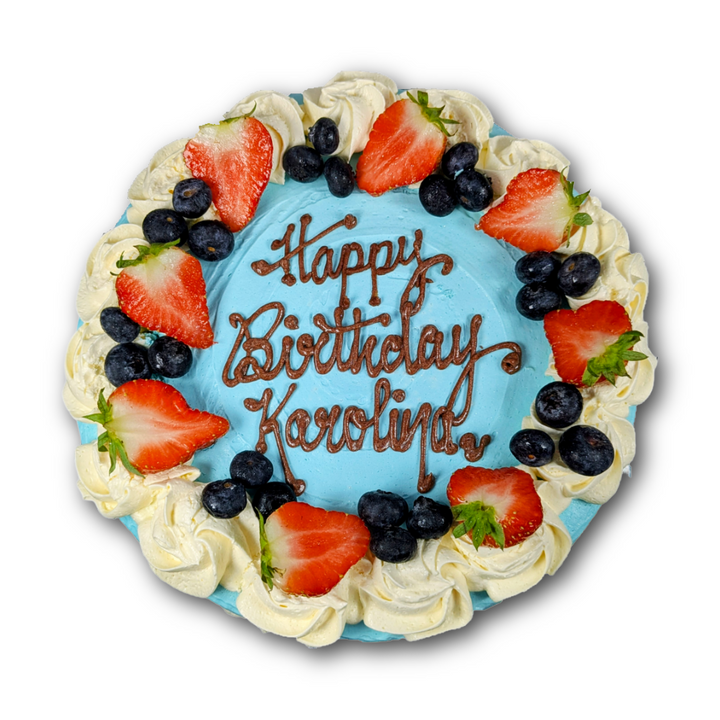 Blue Bliss Celebration Cake | Fresh Cream Cake