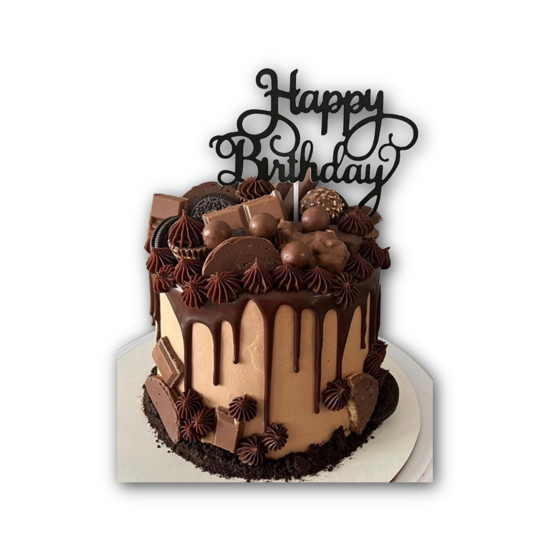 Chocolate Drip Cake | Fresh Cream Cake