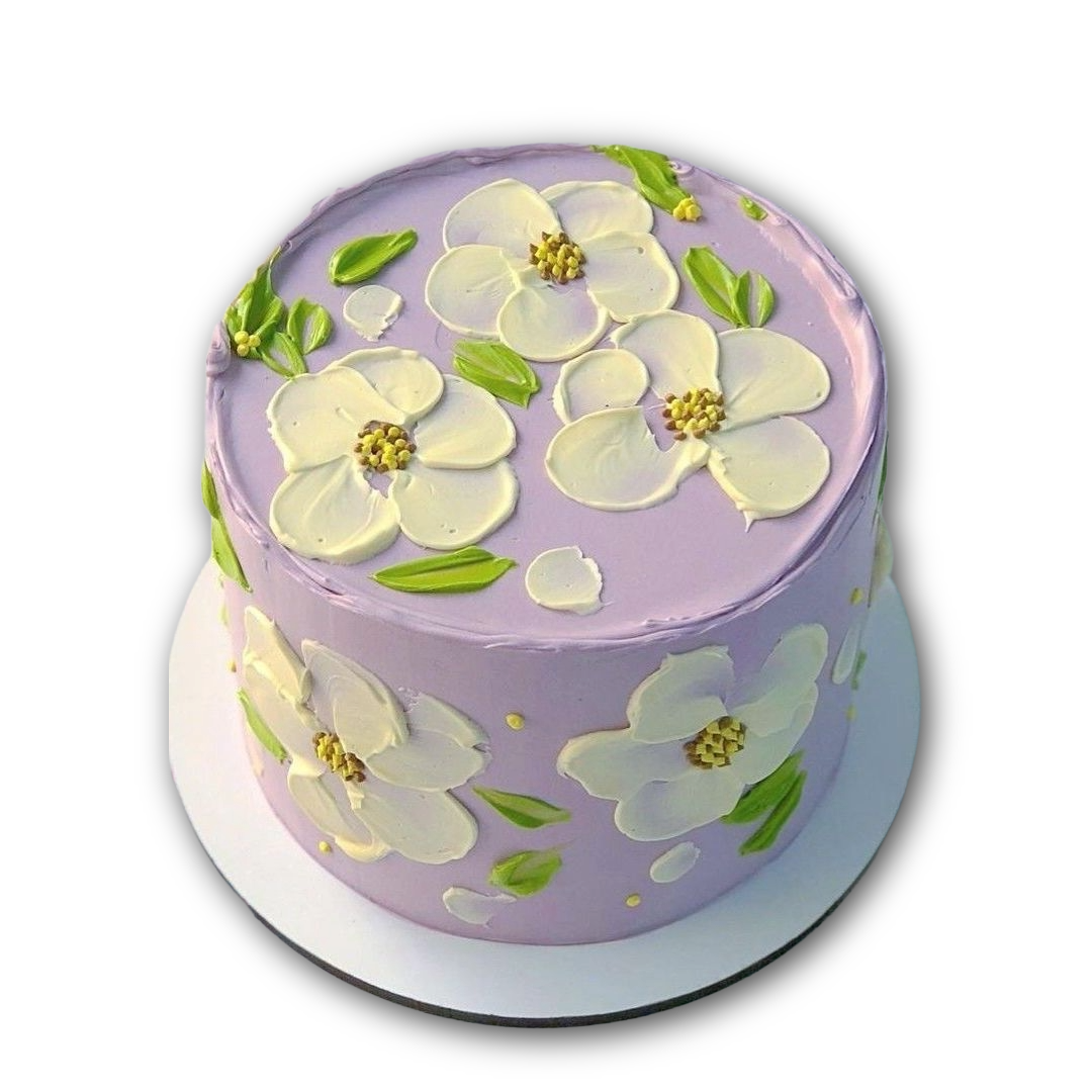lavender flower cake decorations Lavender Flower Cake