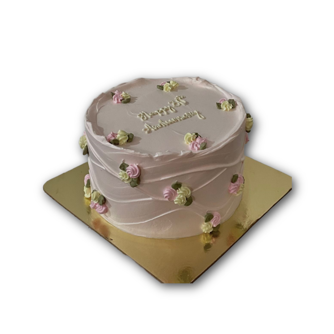 Blush Rosette Cake | Buttercream Cake