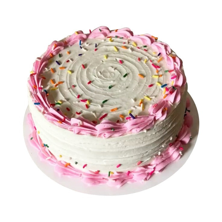 Blush Rustic Cake | Fresh Cream Cake